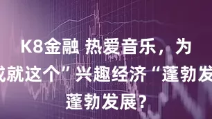 K8金融 热爱音乐，为何成就这个”兴趣经济“蓬勃发展？