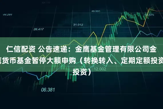 仁信配资 公告速递：金鹰基金管理有限公司金鹰货币基金暂停大额申购（转换转入、定期定额投资）